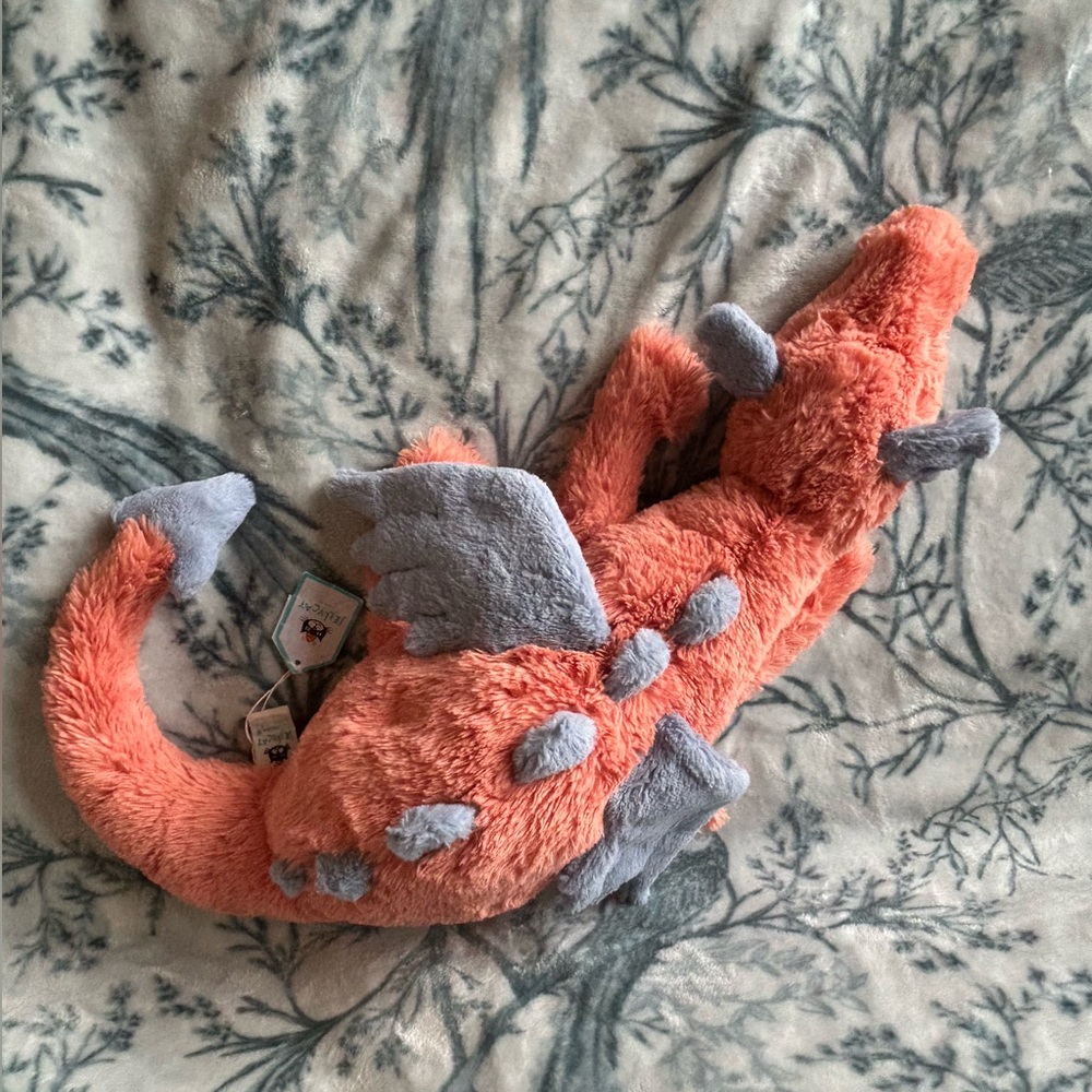 Jellycat Persimmon dragon authentic large plush